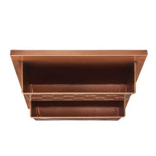 4-Slot Metal Copper Fleur-de-lis Wall Mailbox 4-Slot Metal Copper Fleur-de-lis Wall Mailbox