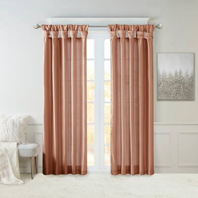 Buy Orange Faux Silk Curtains Drapes Online At Overstock Our