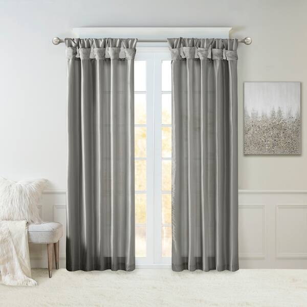 Shop Madison Park Natalie Twisted Tab Lined Single Curtain Panel