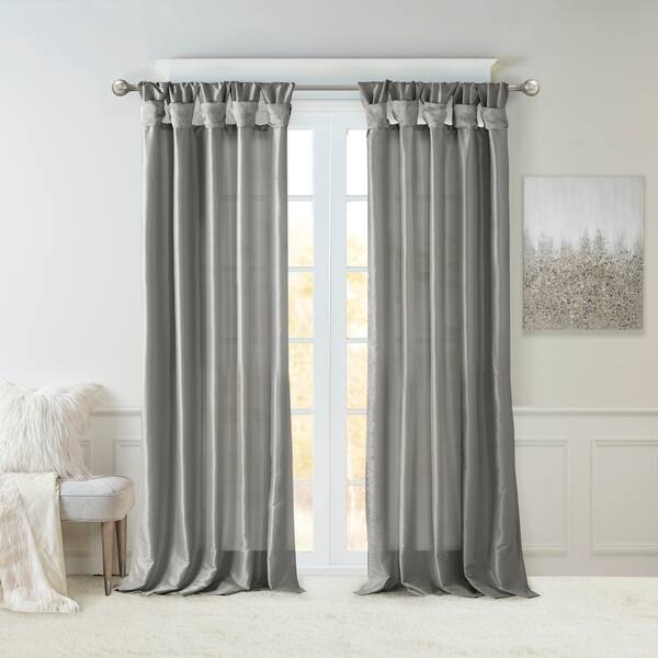 Shop Madison Park Natalie Twisted Tab Lined Single Curtain Panel