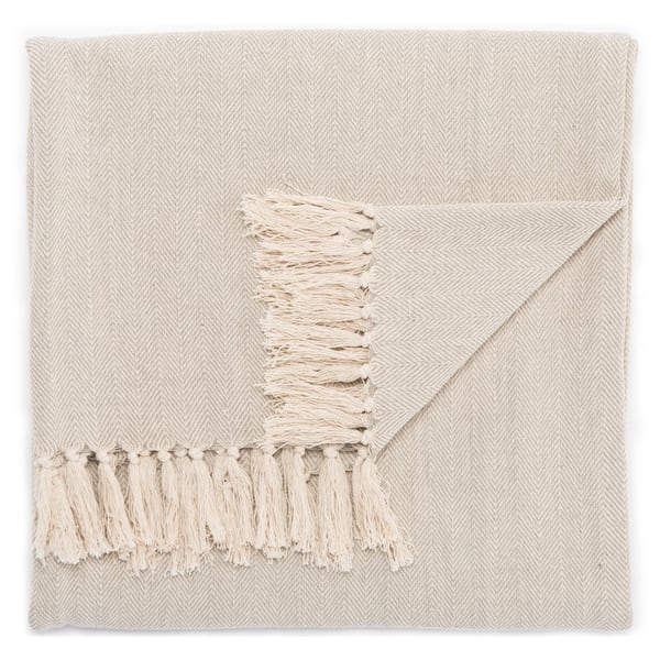 slide 1 of 3, The Gray Barn Tule Handmade Grey Cotton Throw