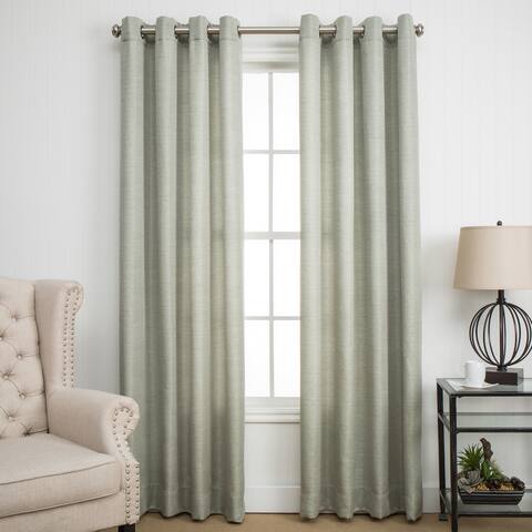 Porch & Den Peete Grasscloth Grommet Panel