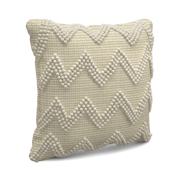 Carbon Loft Baron Large Chevron Ivory Throw Pillow