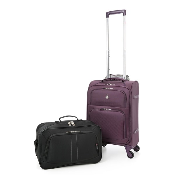 Shop Aerolite 22x14x9&quot; Carry On Lightweight Suitcase, 4W Spinner for Delta, United SouthWest ...