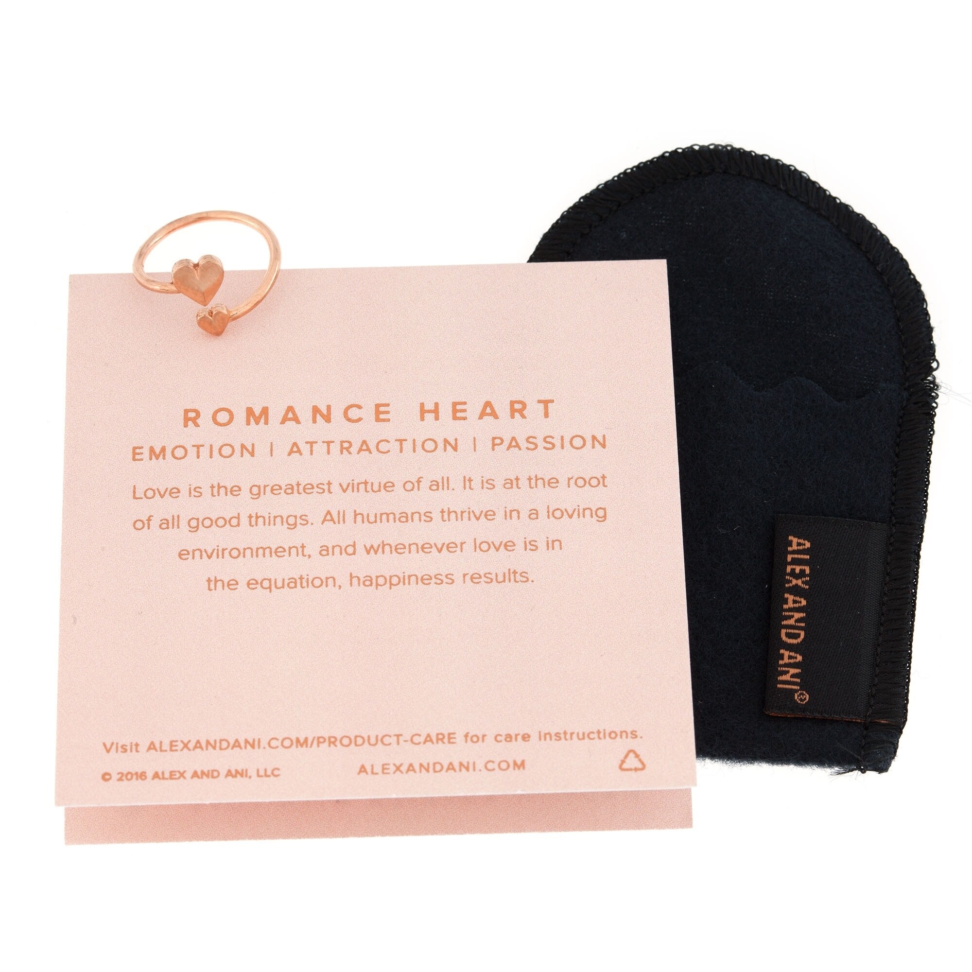 alex and ani romance heart ring
