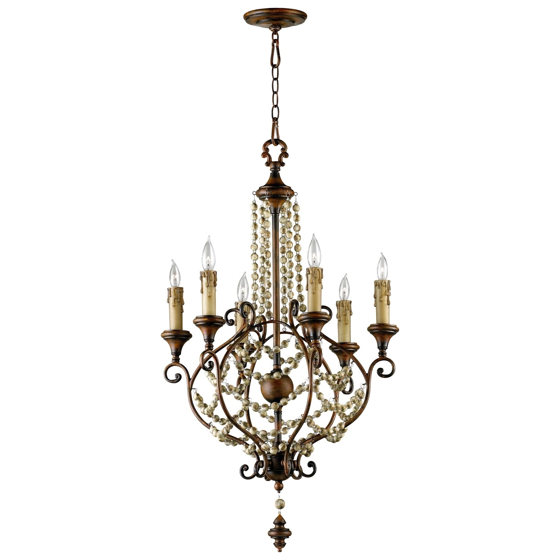 Meriel Six Light Chandelier - Chandeliers For Bedrooms by Overstock.com