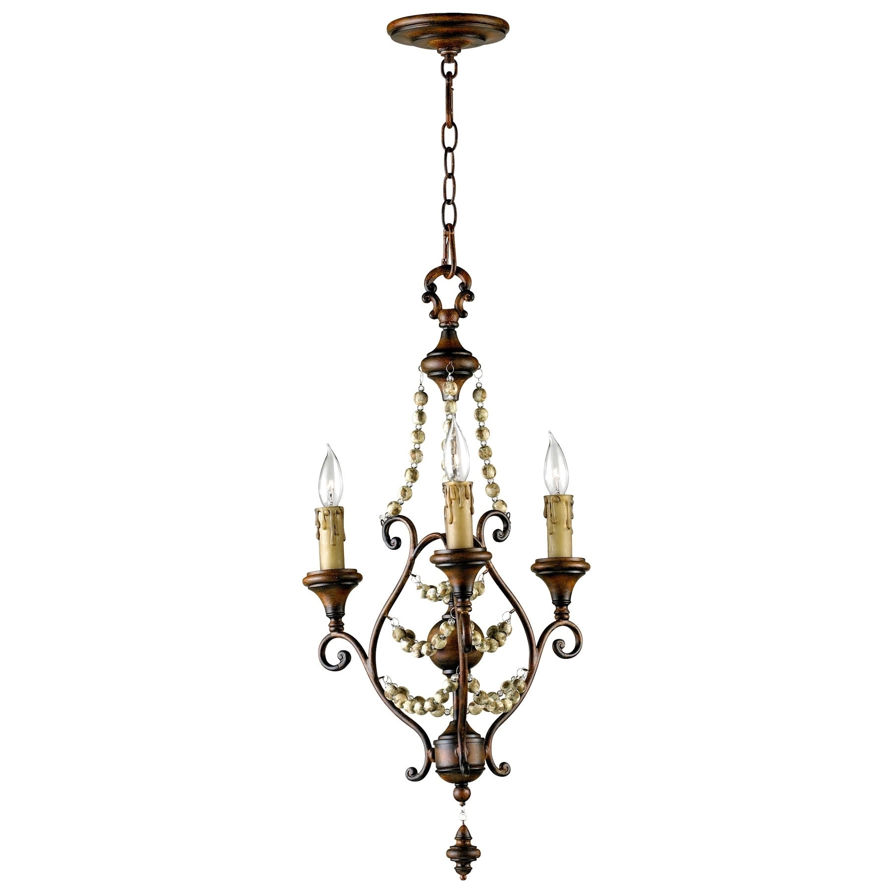 Meriel Three Light Chandelier - Chandeliers For Bedrooms by Overstock.com