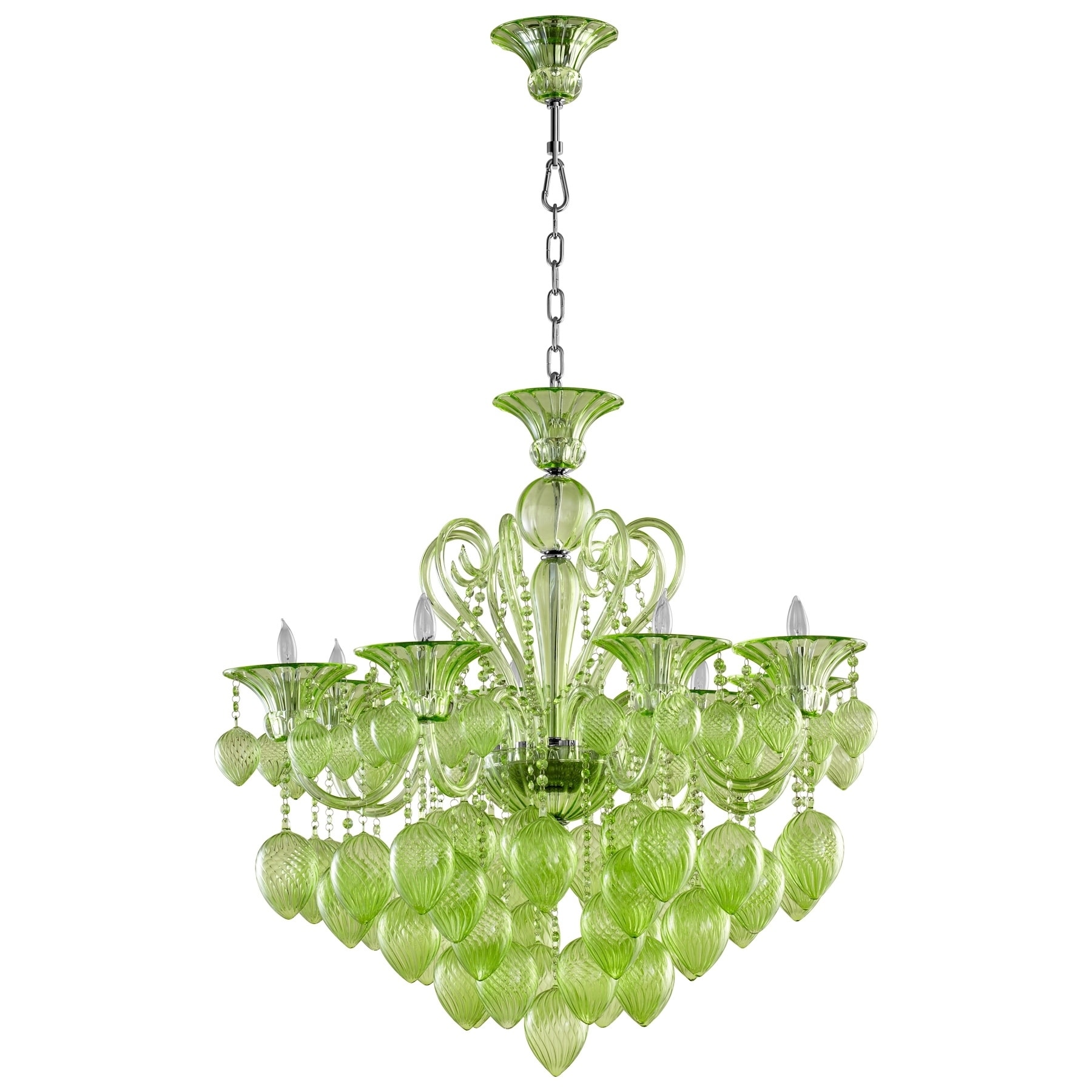 Bella Vetro Eight Light Chandelier - Chandeliers For Bedrooms by Overstock.com