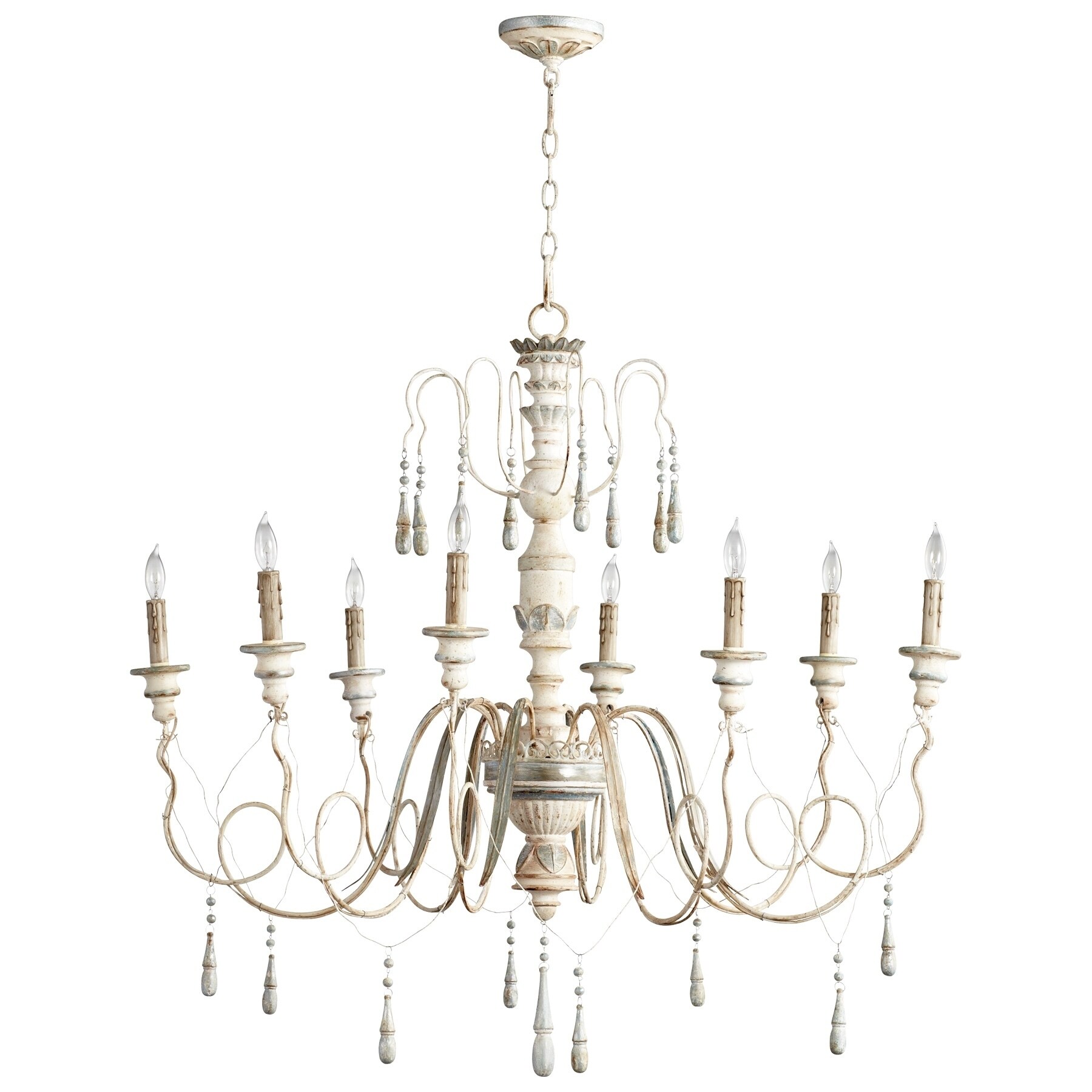Chantal Eight Light Chandelier - Chandeliers For Bedrooms by Overstock.com