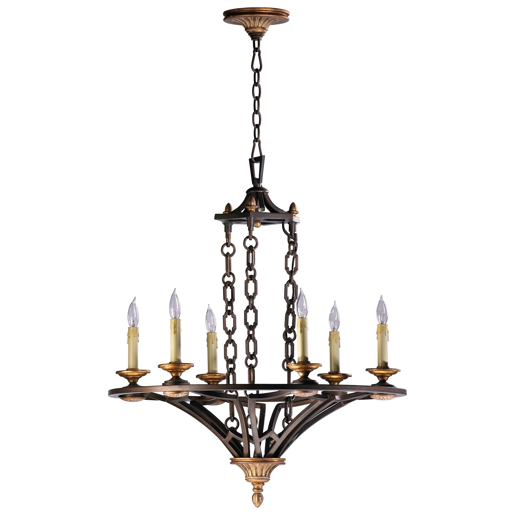San Giorgio Six Light Chandelier - Chandeliers For Bedrooms by Overstock.com