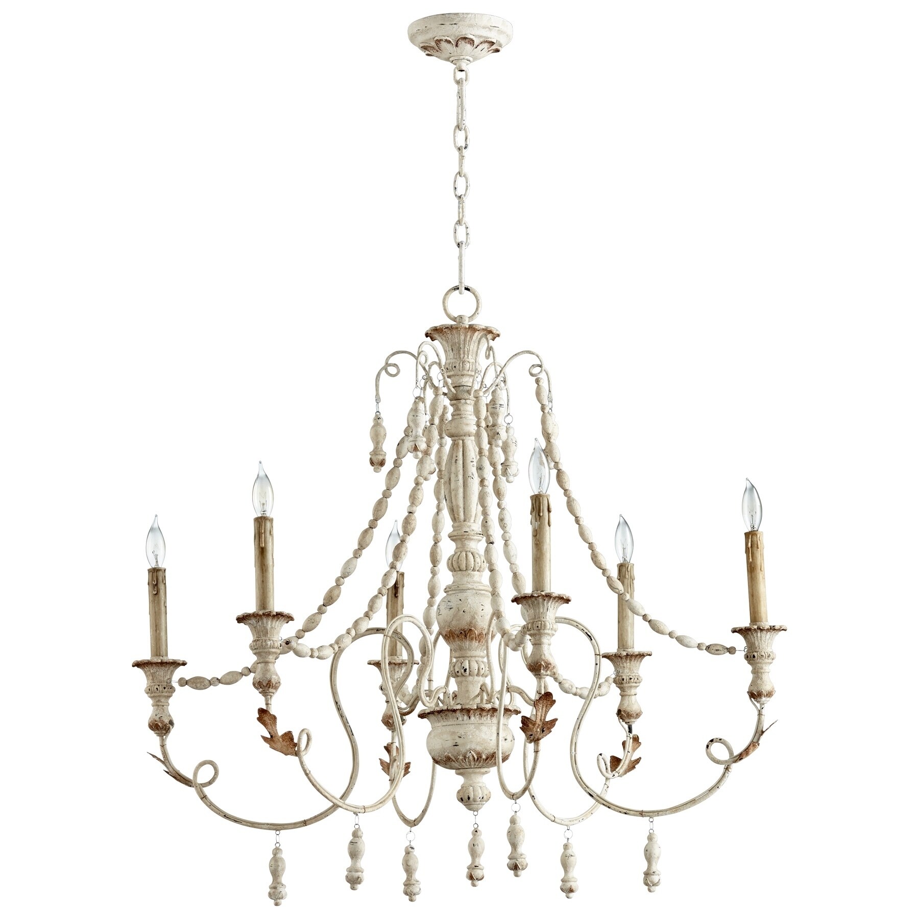 Lyon Six Light Chandelier - Chandeliers For Bedrooms by Overstock.com
