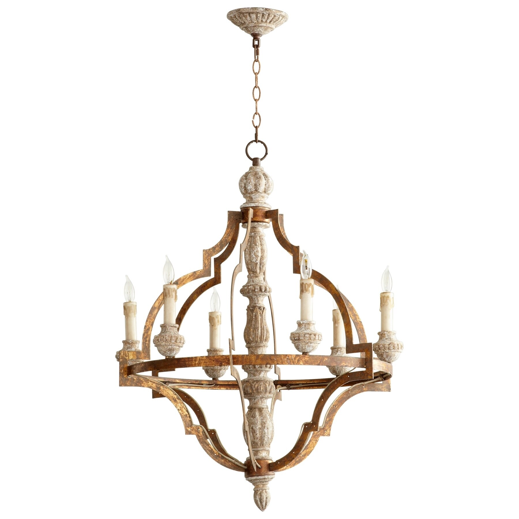 Bastille Six Light Chandelier - Chandeliers For Bedrooms by Overstock.com