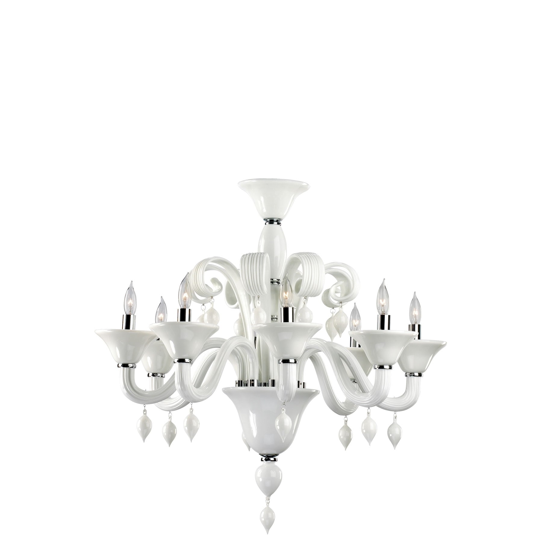 Eight Lamp Chandelier - Chandeliers For Bedrooms by Overstock.com