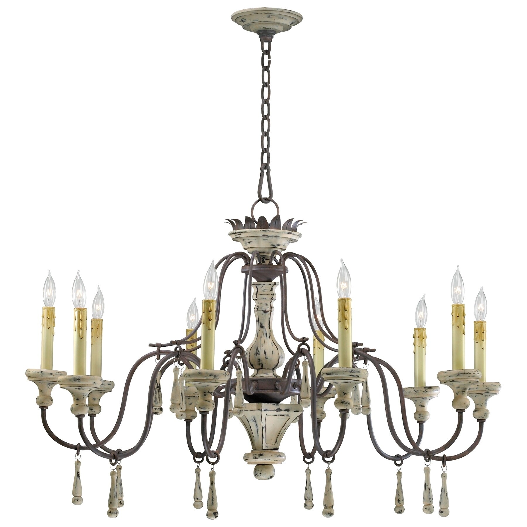 Ten Lamp Chandelier - Chandeliers For Bedrooms by Overstock.com
