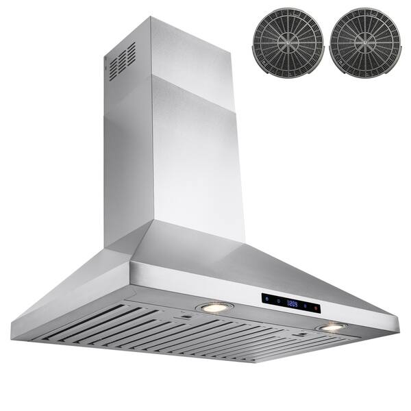 Shop Akdy Rh0228 30 Stainless Steel Wall Mount Range Hood Touch