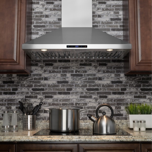 Akdy Rh0229 36 Stainless Steel Wall Mount Touch Panel Range Akdy Rh0229 36 Stainless Steel Wall Mount Touch Panel Range Hood With Carbon Filters