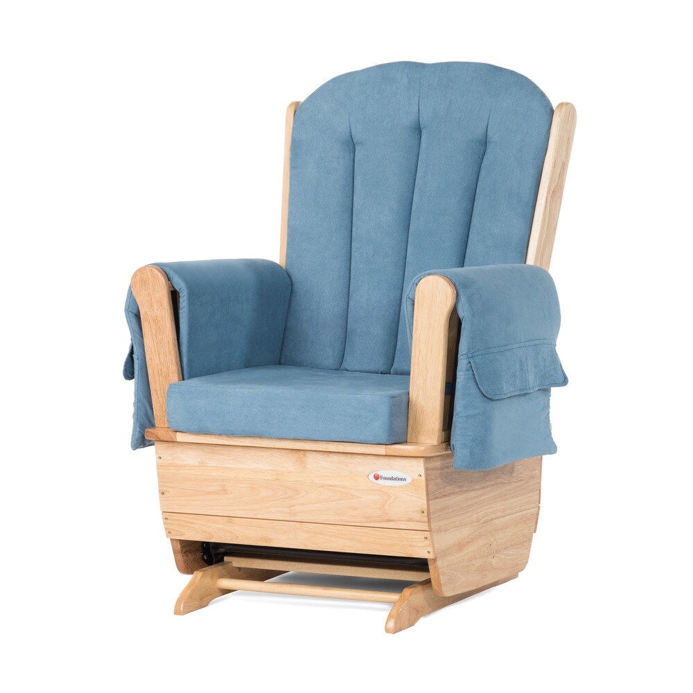 blue nursery glider