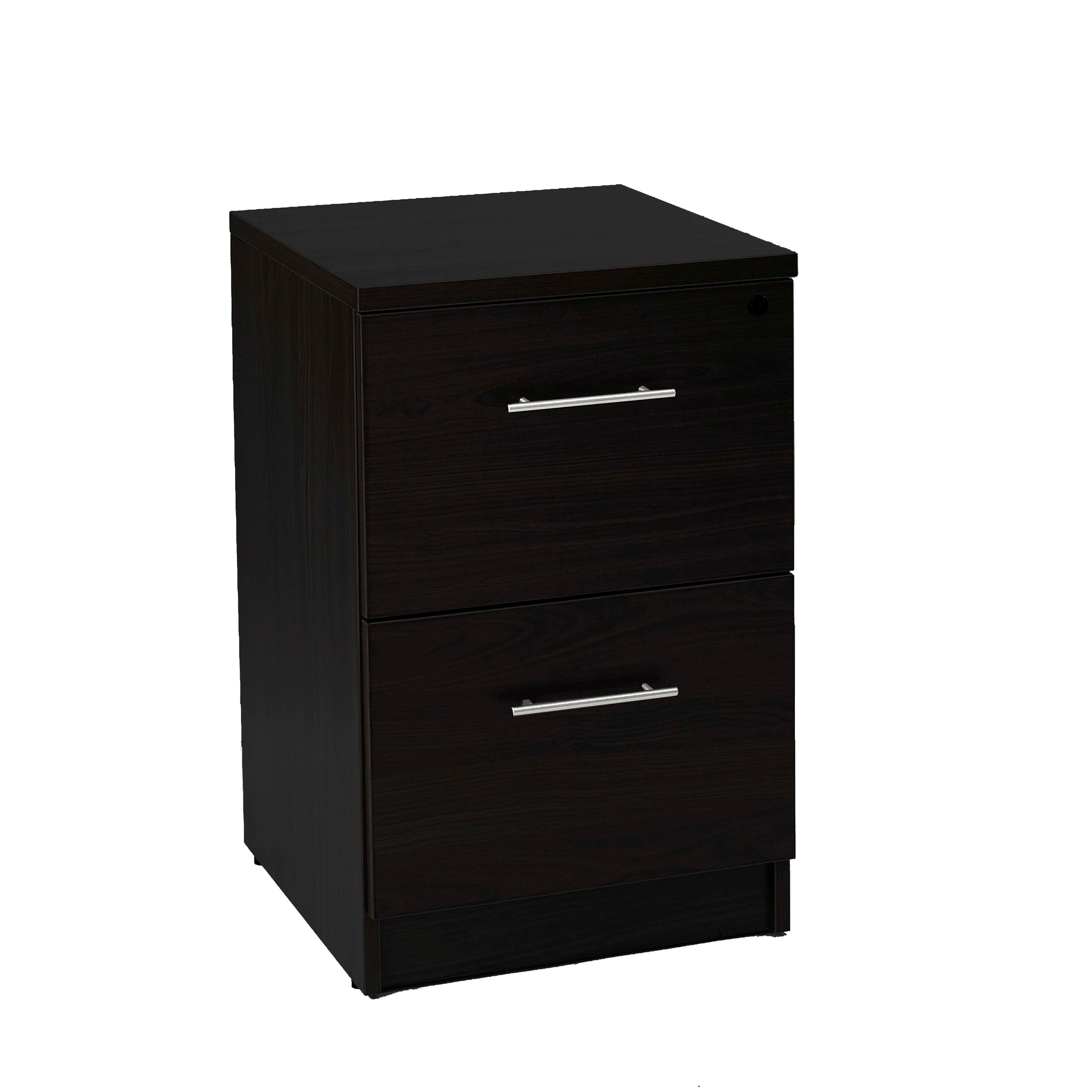 Shop Premium Pro 2 Drawer File Cabinet Desk High Free Shipping