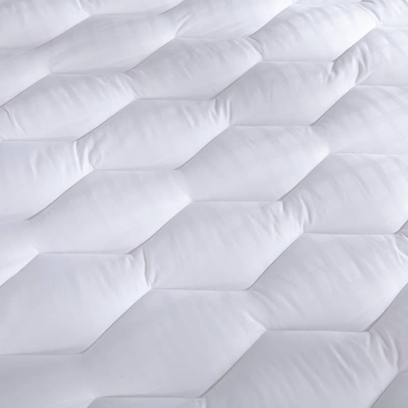 Puredown 500 Thread Count Cotton Mattress Pad - White