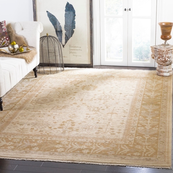 Safavieh Couture Hand-knotted Sultanabad Hamidiye Traditional Oriental Wool Rug with Fringe