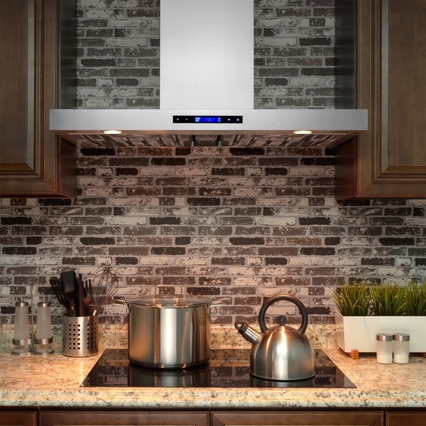 AKDY RH0241 30 in. Kitchen Wall Mount Range Hood in Stainless