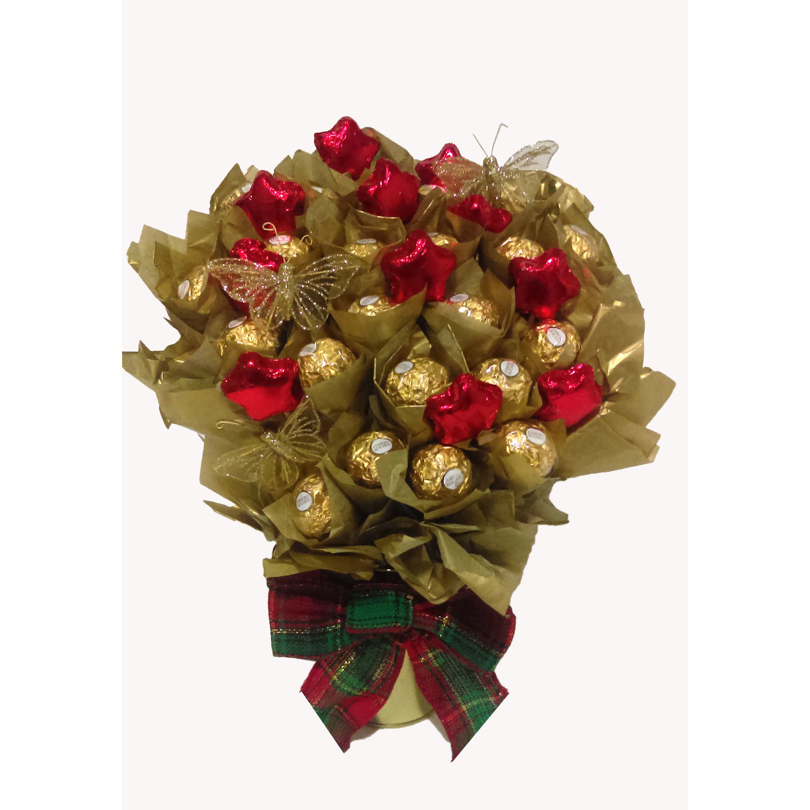 Shop Chocolate Stars Ferreo Rocher Chocolate Bouquet Overstock