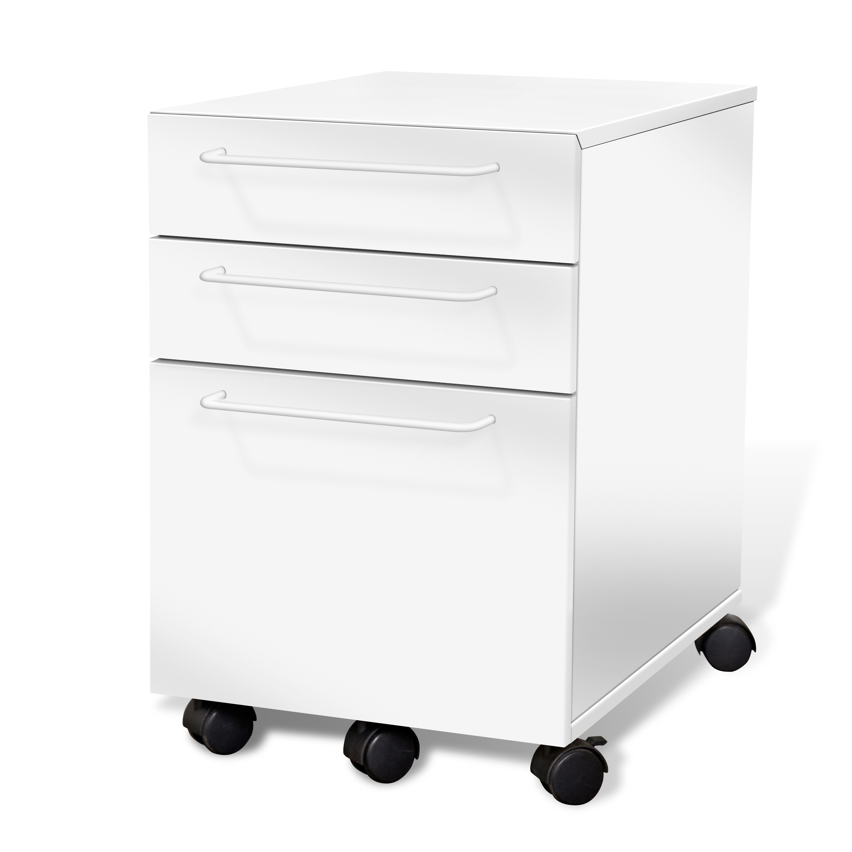 Shop 3 Drawer Mobile File Cabinet Mobile Pedestal Overstock 19895816 Espresso