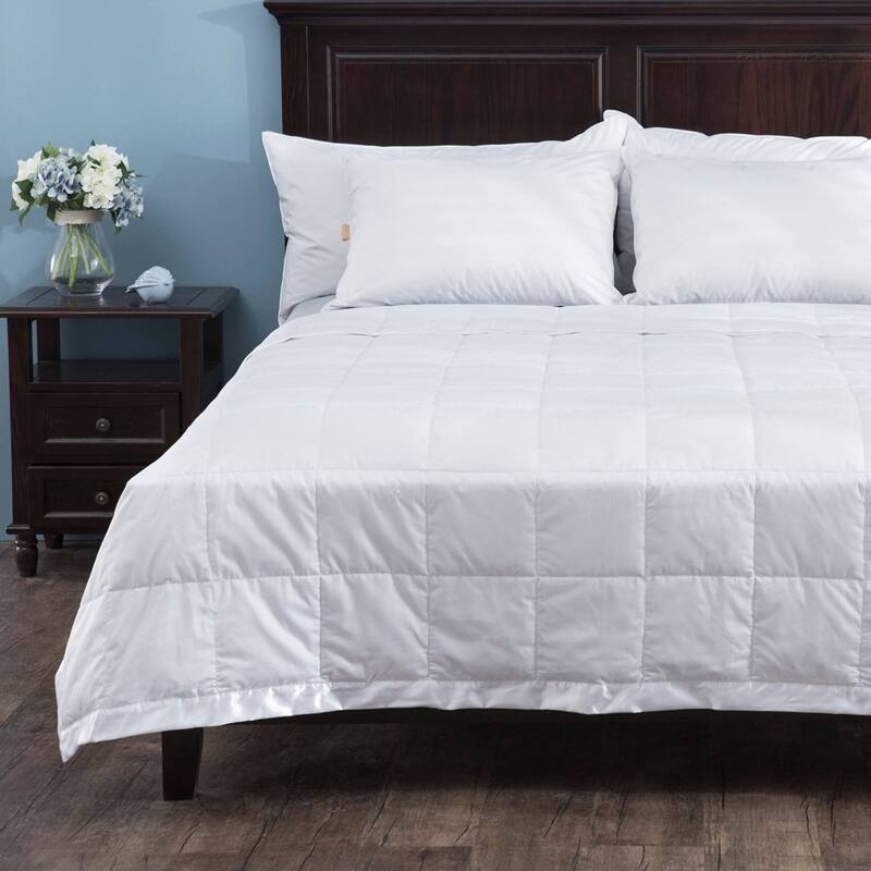 Organic Cotton Soft Lightweight Waffle Weave Bed Blanket, Breathable Textured Blanket for All Season