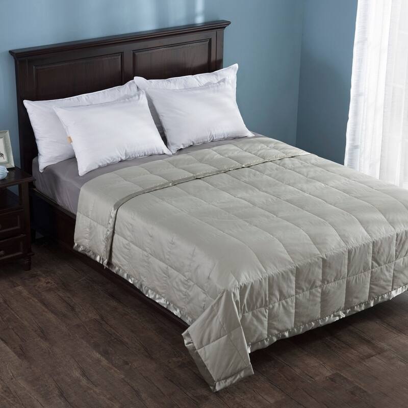 Organic Cotton Soft Lightweight Waffle Weave Bed Blanket, Breathable Textured Blanket for All Season