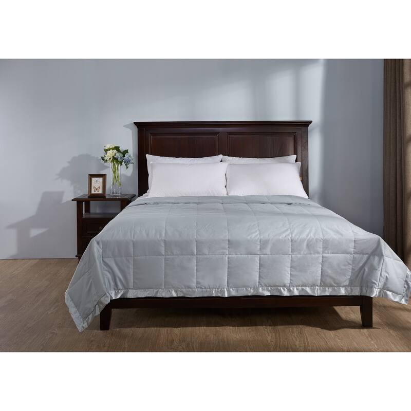 Organic Cotton Soft Lightweight Waffle Weave Bed Blanket, Breathable Textured Blanket for All Season