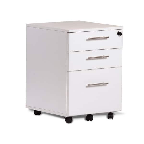 Shop Premium Pro 3 Drawer Mobile File Cabinet Pedestal Overstock