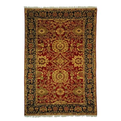SAFAVIEH Couture Hand-knotted Ziegler Mahal Arevik Traditional Oriental Wool Rug with Fringe