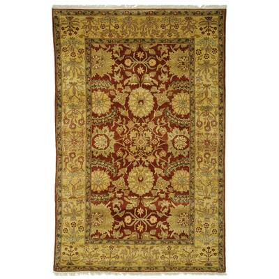 SAFAVIEH Couture Hand-knotted Ziegler Mahal Zdravenka Traditional Oriental Wool Rug with Fringe