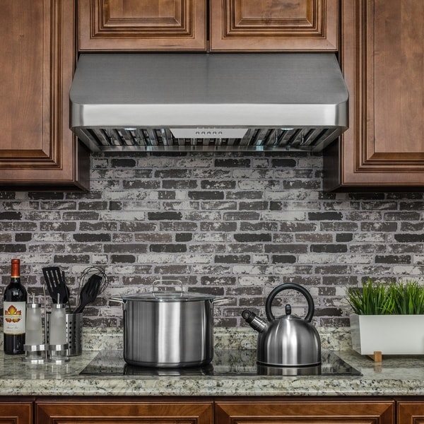 Akdy Rh0250 30 Stainless Steel Under Cabinet Range Hood Push Akdy Rh0250 30 Stainless Steel Under Cabinet Range Hood Push On Control Kitchen Cooking Fan