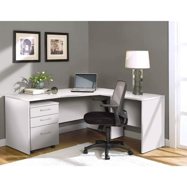 Shop Premium Pro 63 Inch Corner L Shaped Computer Desk Free