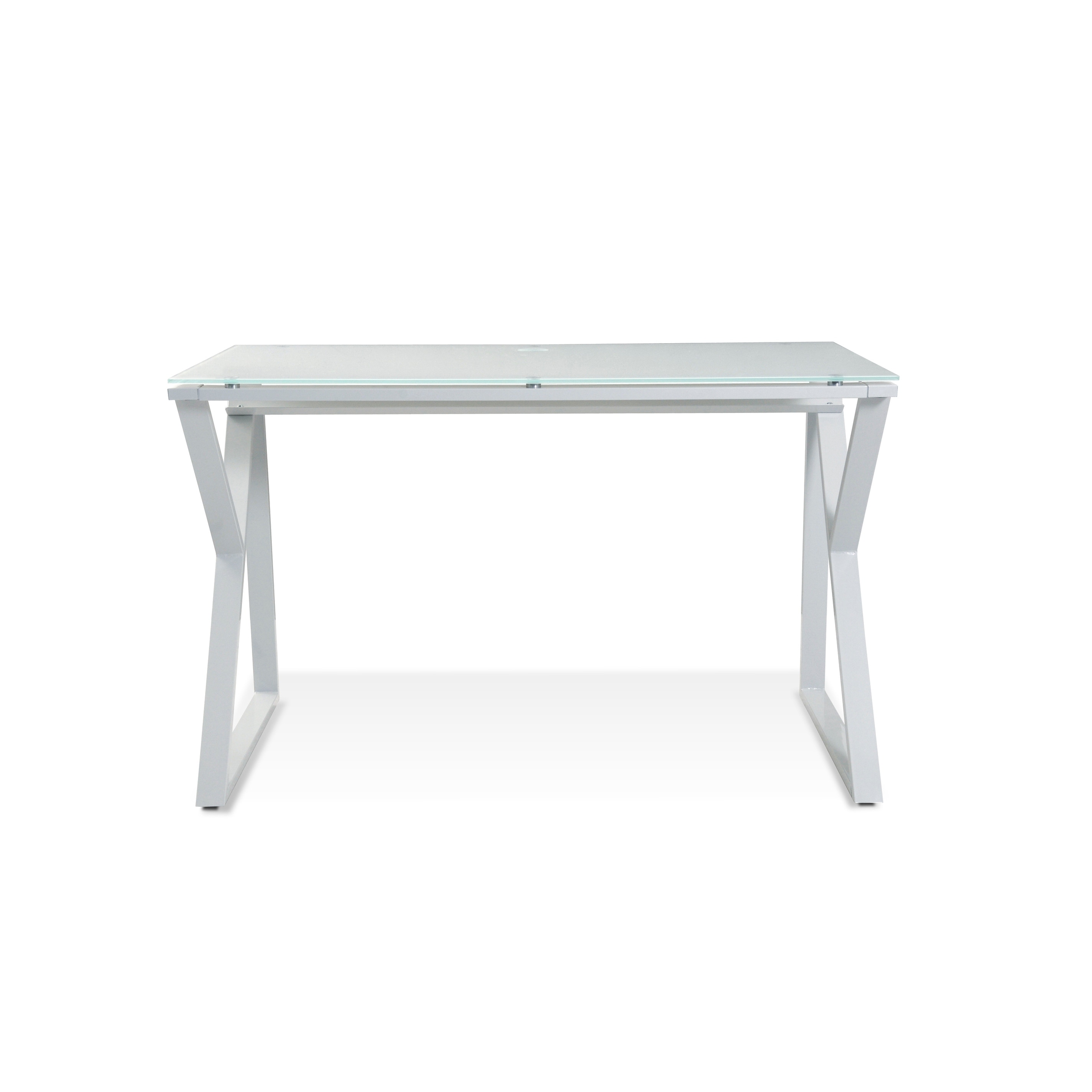 Shop White 47 Inch Modern Writing Desk Overstock 19896950