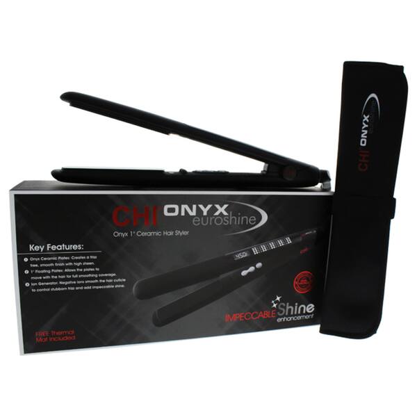 Shop Chi Onyx Euro Shine 1 Inch Styler Overstock 19897301
