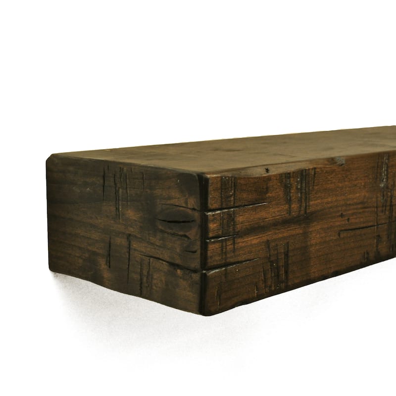 Rustic Fireplace Mantel Shelf