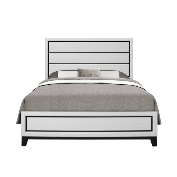 Global Furniture Kate White Queen Bed - Overstock - 19897412