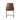 Flynn Side Chair in Dark Brown with Black Powder Coated Legs (Set of 2)