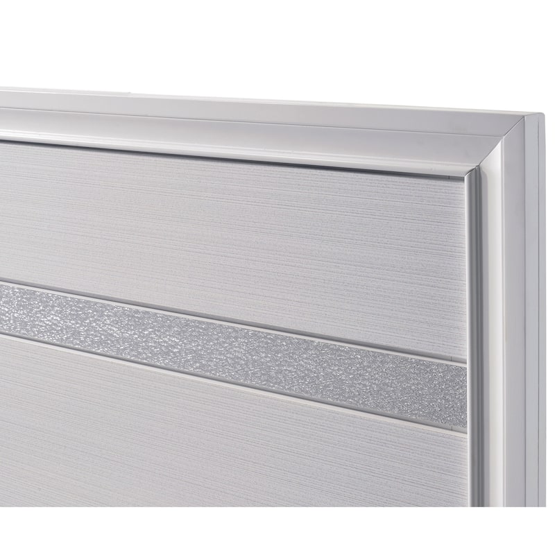 Furniture of America Relo Modern White Solid Wood 2-Drawer Storage Bed