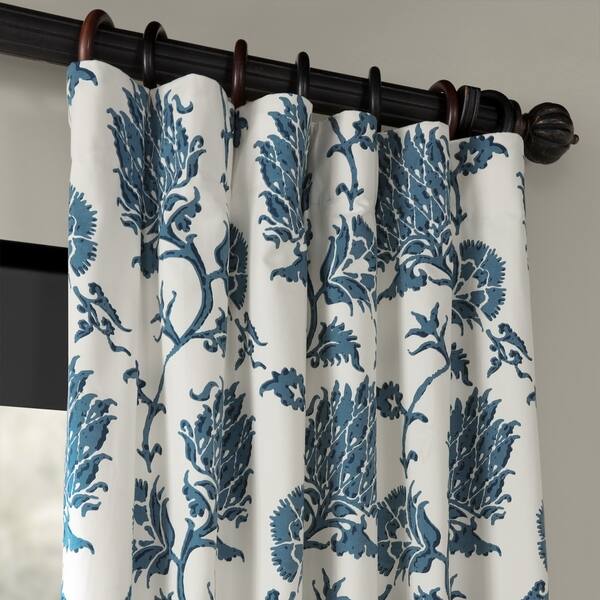 Shop Exclusive Fabrics Duchess Printed Cotton Twill Curtain On