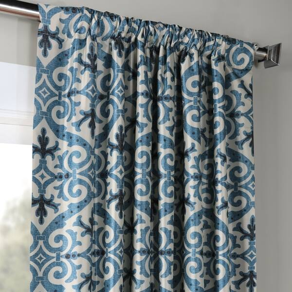 Shop Exclusive Fabrics Iron Gate Printed Faux Silk Taffeta
