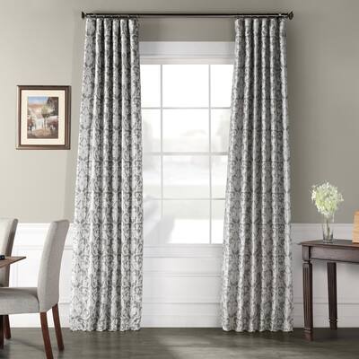 Buy Grey Damask Curtains Drapes Online At Overstock Our Best