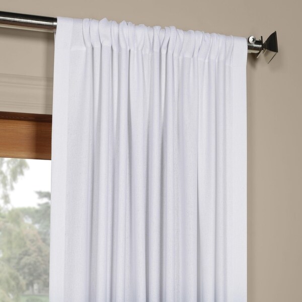 Curtains New Productfaux Linen Voile Curtain Solid Color Sheer