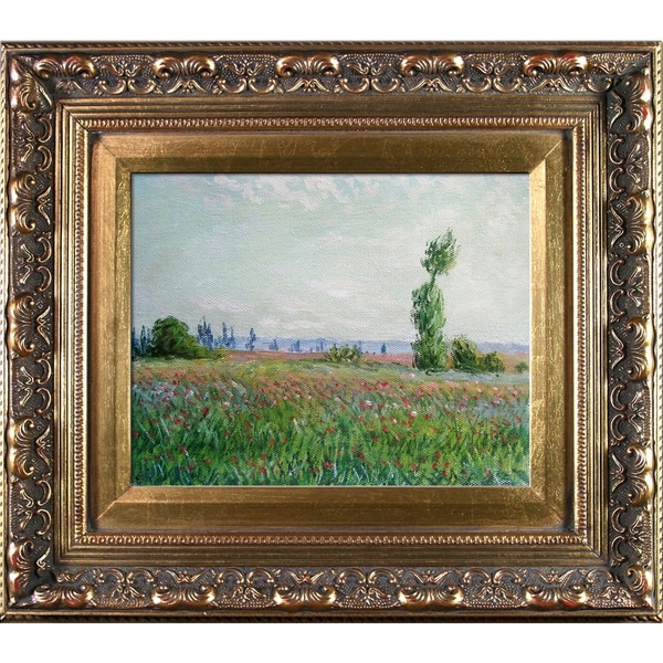 Claude Monet 'The Fields of Poppies' Hand Painted Oil Reproduction