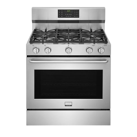 Shop Frigidaire Gallery 36'' Freestanding Gas Range - Stainless Steel ...