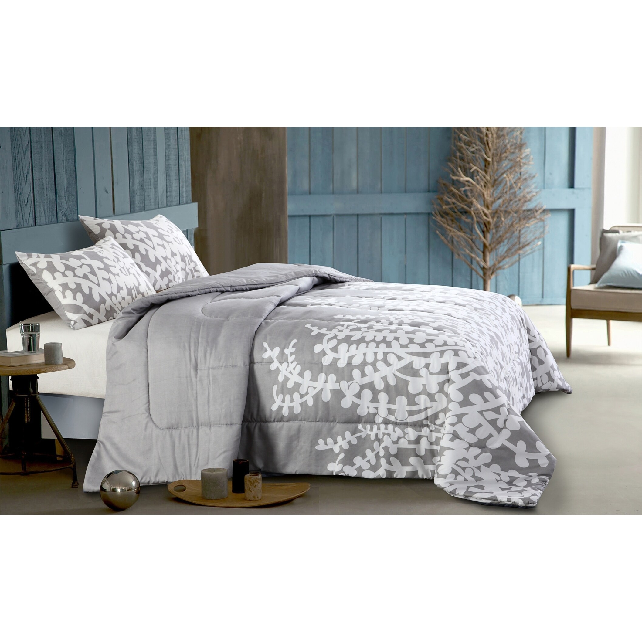 Shop Adrien Lewis Priya 3pc Microfiber Comforter Set Free