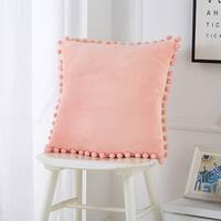 Urban Shop Pom Pom Decorative Pillow