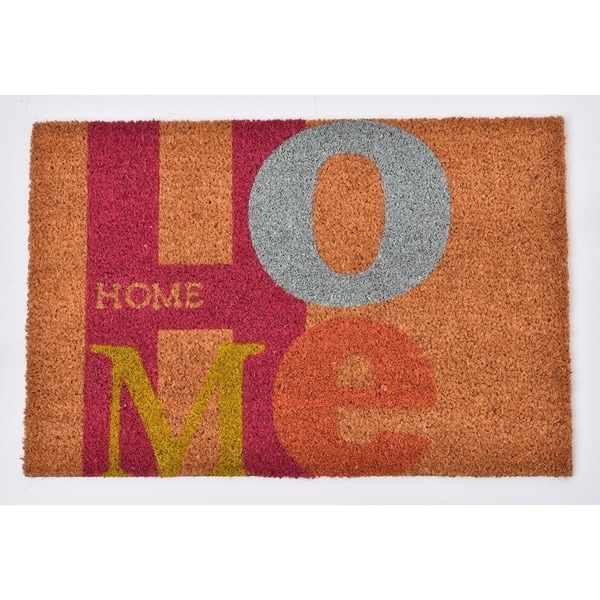 Evideco Sheltered Printed Front Door Mat Home